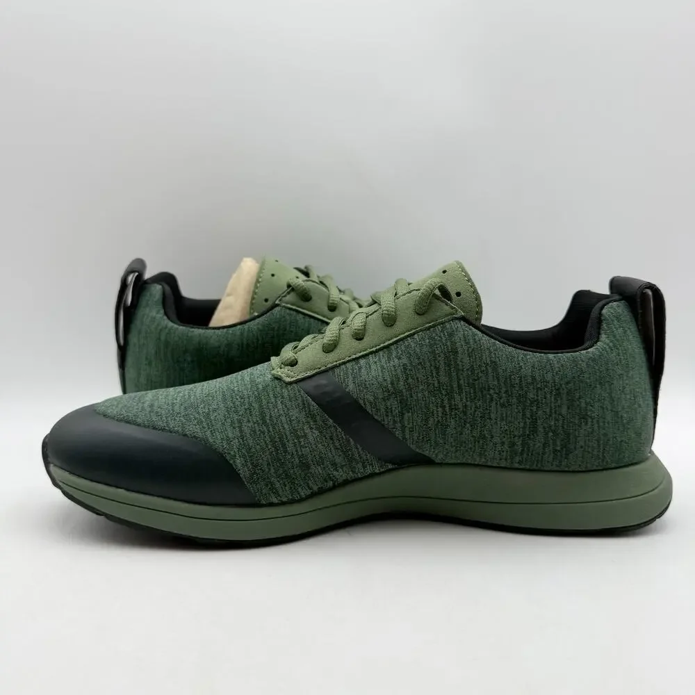 YORK Athletics Mens Henry Sweatshirt Casual Sneaker US 8 Green Knit Athletic NIB